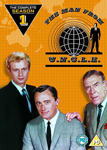 DVD cover for The Man from U.N.C.L.E. Season 1 featuring three men in suits.