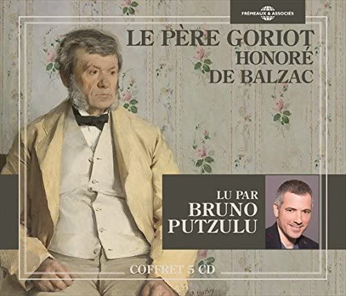 Audiobook cover featuring a painting of an older man and a photo of Bruno Putzulu.