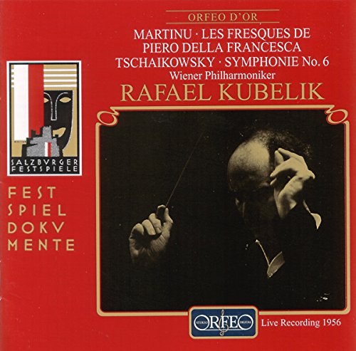 CD cover featuring conductor Rafael Kubelik and abstract art.