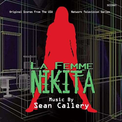CD cover for "La Femme Nikita" soundtrack, featuring a red silhouette.