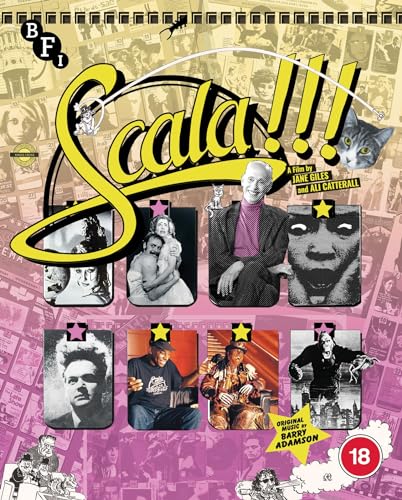 “Scala!!!” Blu-ray cover featuring a collage of black and white film stills.