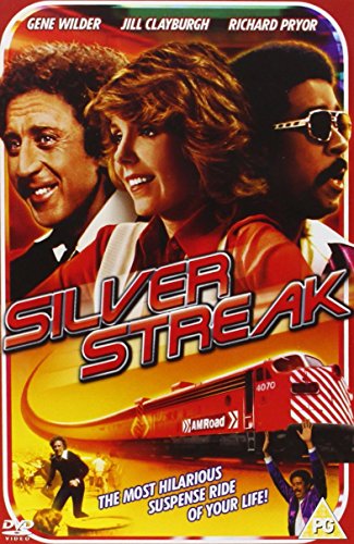 Silver Streak DVD cover featuring Gene Wilder, Jill Clayburgh, and Richard Pryor.