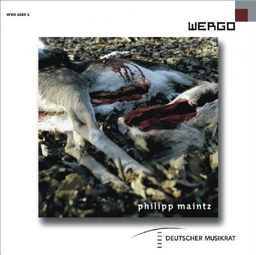CD cover featuring a graphic image of a disemboweled animal on foliage.