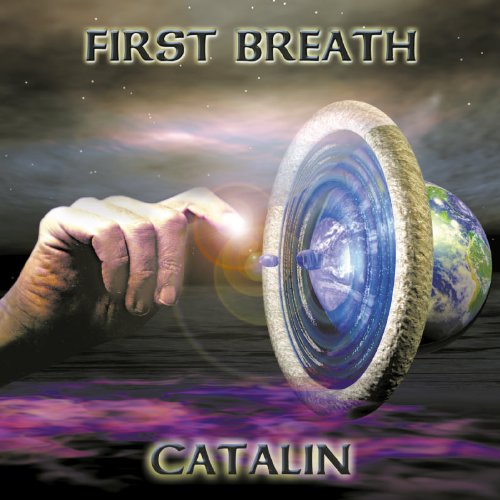 CD cover: hand reaching toward a swirling, planetary portal.