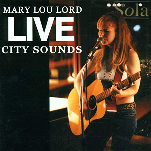 Mary Lou Lord album cover: woman playing acoustic guitar onstage.