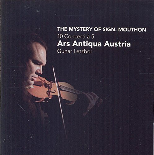 CD cover featuring a violinist playing, with text: Ars Antiqua Austria.