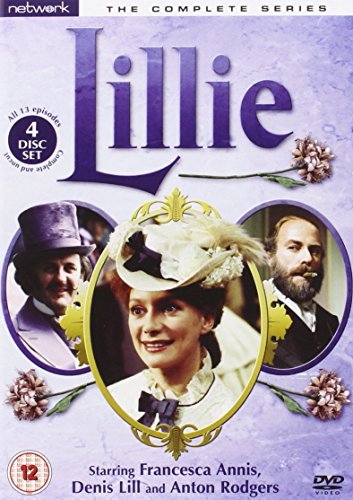 DVD cover for “Lillie: The Complete Series” featuring three actors in vintage attire.