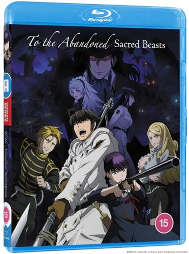 Blu-ray cover for anime “To the Abandoned Sacred Beasts” featuring characters.