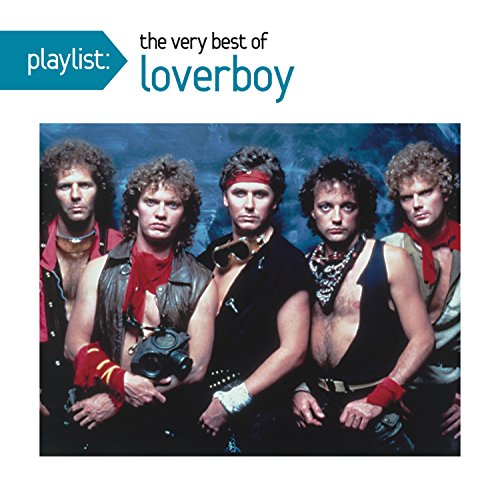 Loverboy band portrait on CD cover, five men with 80s hairstyles.