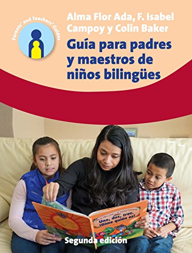 Book cover with a mother and two children reading together.