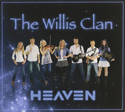 CD cover for The Willis Clan's "Heaven" featuring seven young people.