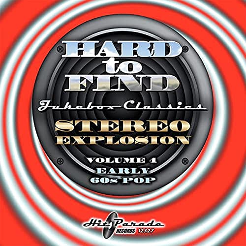 CD cover with swirling red and white design, text "Hard To Find Jukebox Classics.
