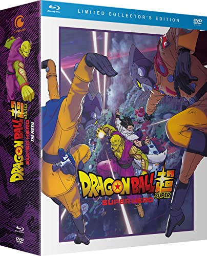Dragon Ball Super: Super Hero Blu-ray case featuring Gohan and Piccolo.
