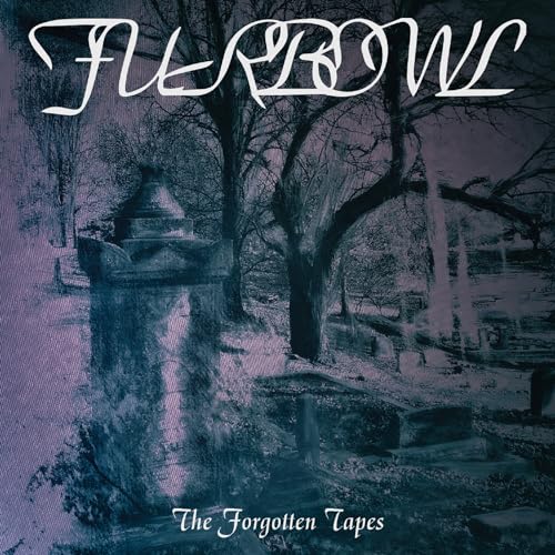 CD cover for Furbowl’s “The Forgotten Tapes” featuring a graveyard scene.