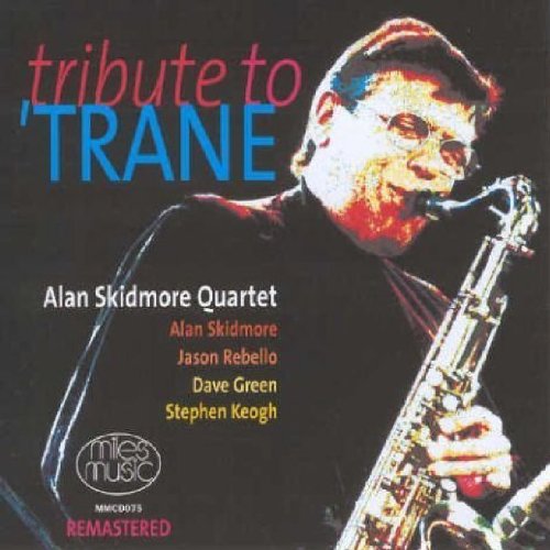CD cover featuring Alan Skidmore playing a saxophone, with blue text.