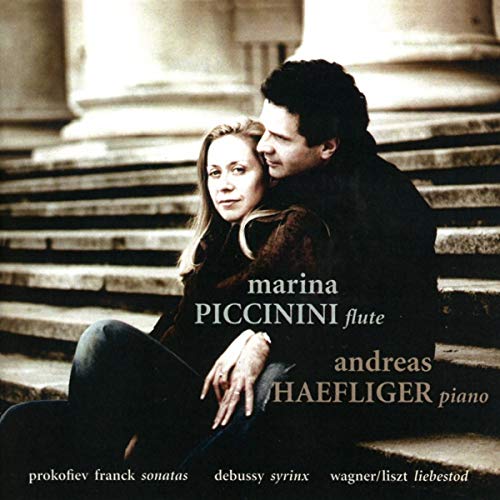 CD cover featuring musicians Marina Piccinini and Andreas Haefliger.