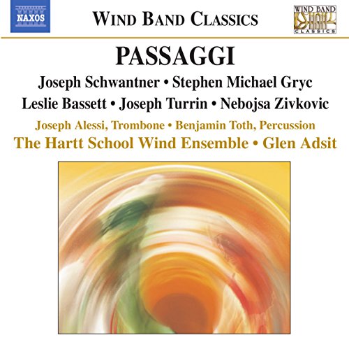 CD cover for “Passaggi” by The Hartt School Wind Ensemble.