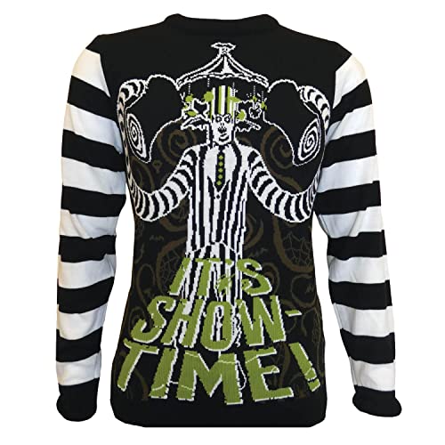 Beetlejuice - Showtime (Unisex Multi Knitted Jumper) Large