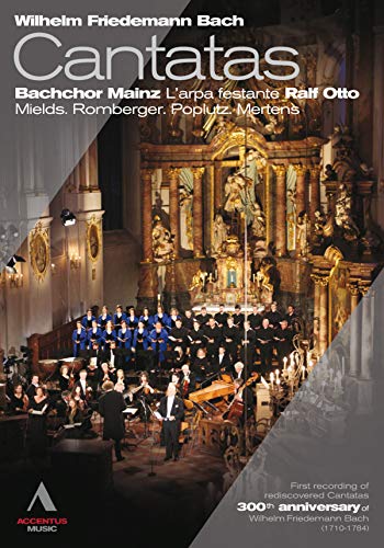 DVD cover for Wilhelm Friedemann Bach cantatas performed by L’arpa festante.