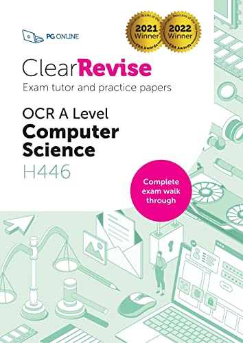 ClearRevise OCR A Level Computer Science H446 - Exam Tutor and Practice Papers - 2022