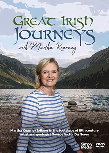 DVD cover featuring Martha Kearney and Irish landscape, “Great Irish Journeys.”