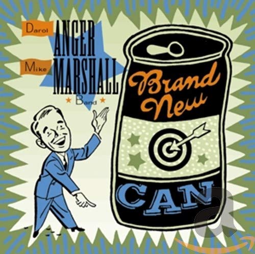 CD cover for "Anger Darol-mike Marshall Band - Brand New Can" with cartoon art.