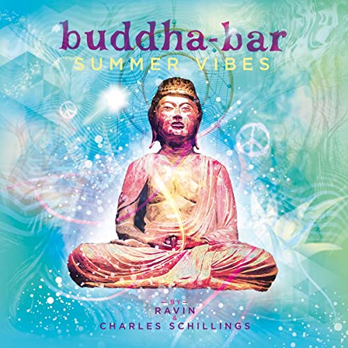 CD cover: Buddha statue with colorful, swirling abstract background.