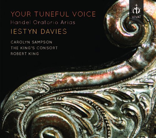 CD cover for “Your Tuneful Voice” featuring ornate silver scrollwork.
