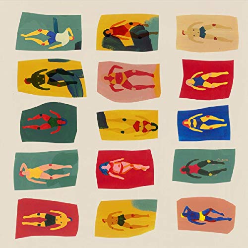 CD cover with colorful, abstract paintings of reclining figures.