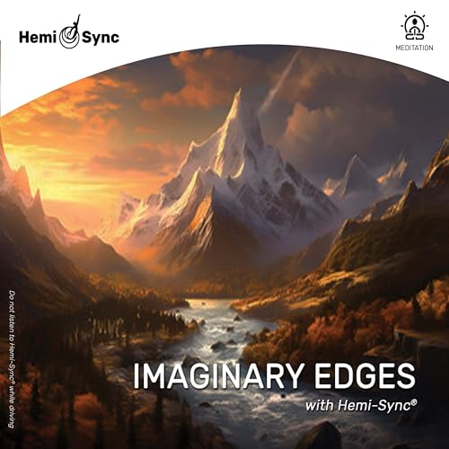 CD cover with a painted landscape of snow-capped mountains and river.