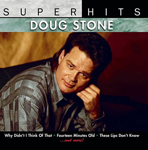 Doug Stone “Super Hits” CD cover featuring a portrait of the artist.