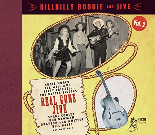 CD cover for “Hillbilly Boogie & Jive Vol.2” featuring vintage country musicians.