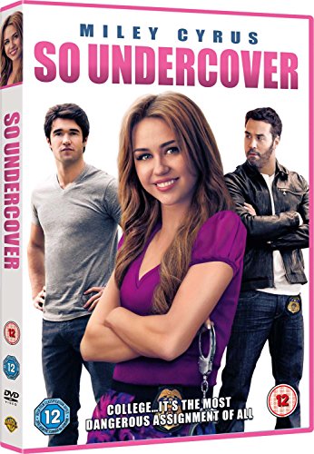 DVD cover for "So Undercover" featuring Miley Cyrus and two men.