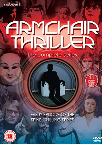 DVD cover for “Armchair Thriller: The Complete Series” with character portraits.