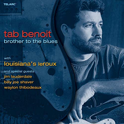 CD cover for Tab Benoit’s “Brother to the Blues” featuring his portrait.