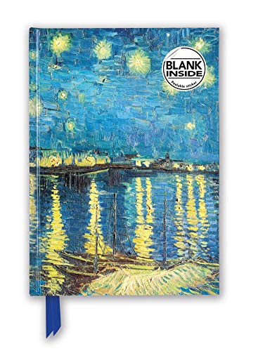 Vincent van Gogh: Starry Night over the Rhône (Foiled Blank Journal) (Flame Tree Blank Notebooks)