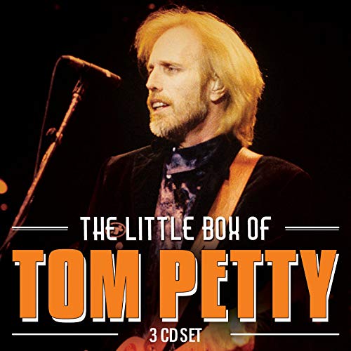 Tom Petty portrait with album title "The Little Box Of Tom Petty.