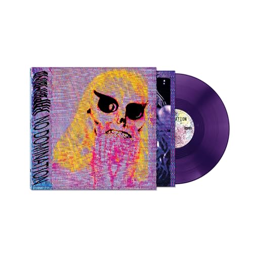 Kap Bambino vinyl record with distorted face cover art and purple disc.