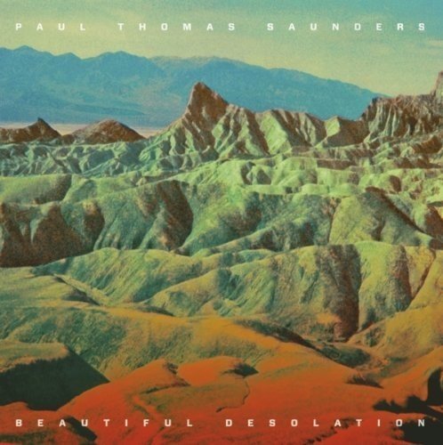 CD cover: painted desert landscape with mountains, titled "Beautiful Desolation".