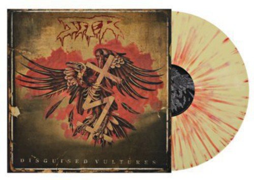 Vinyl record for “Sister - Disguised Vultures” with vulture and cross imagery.