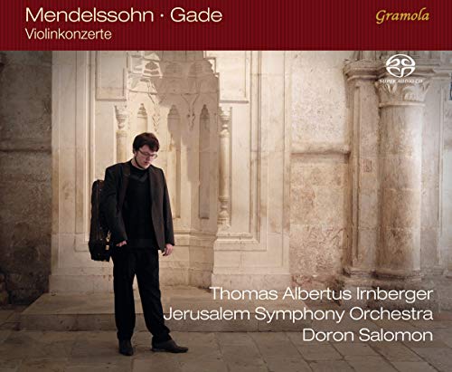 CD cover featuring a violinist standing in a stone archway.