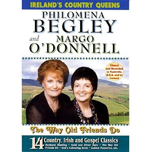 DVD cover featuring Philomena Begley and Margo O'Donnell, two Irish singers.
