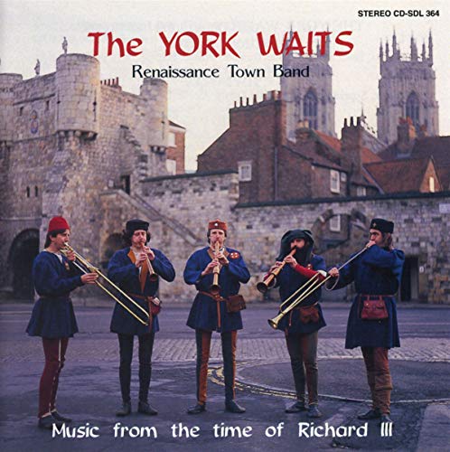 CD cover featuring musicians in period dress before a castle.