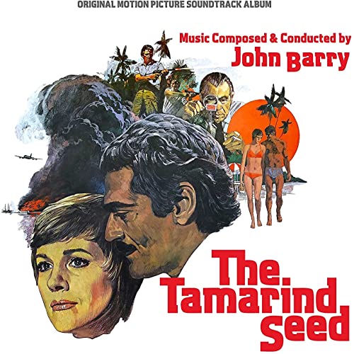CD cover for "The Tamarind Seed" soundtrack with film imagery.