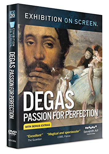 DVD cover featuring portrait of Edgar Degas and ballet dancers painting.