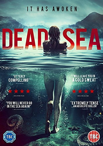 DVD cover for "Dead Sea" featuring a woman in water with tentacles.