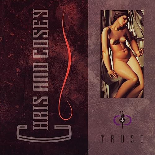 Album cover for “Trust” by Chris & Cosey, featuring a nude figure.