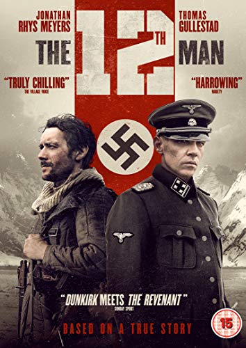 DVD cover for "The 12th Man" featuring two men and a Nazi symbol.