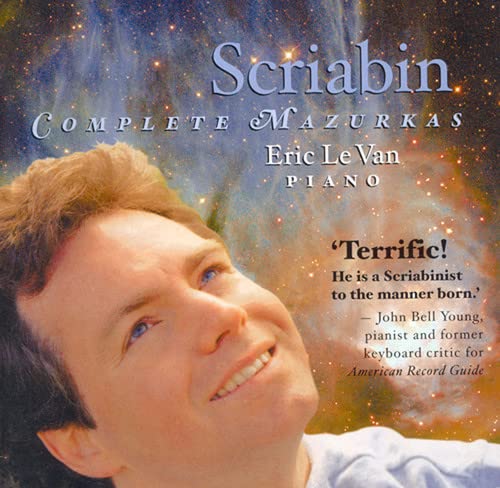 CD cover featuring pianist Eric Le Van and starry sky background.