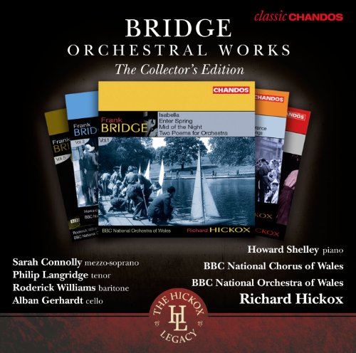 CD collection of Frank Bridge orchestral works with performers listed.